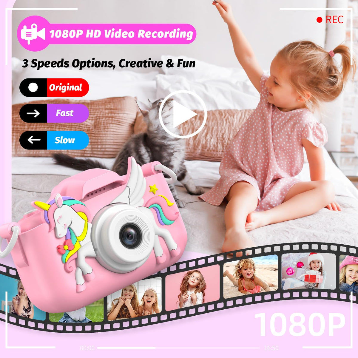 Masterbee Children's Camera Toys for Girls & Boys