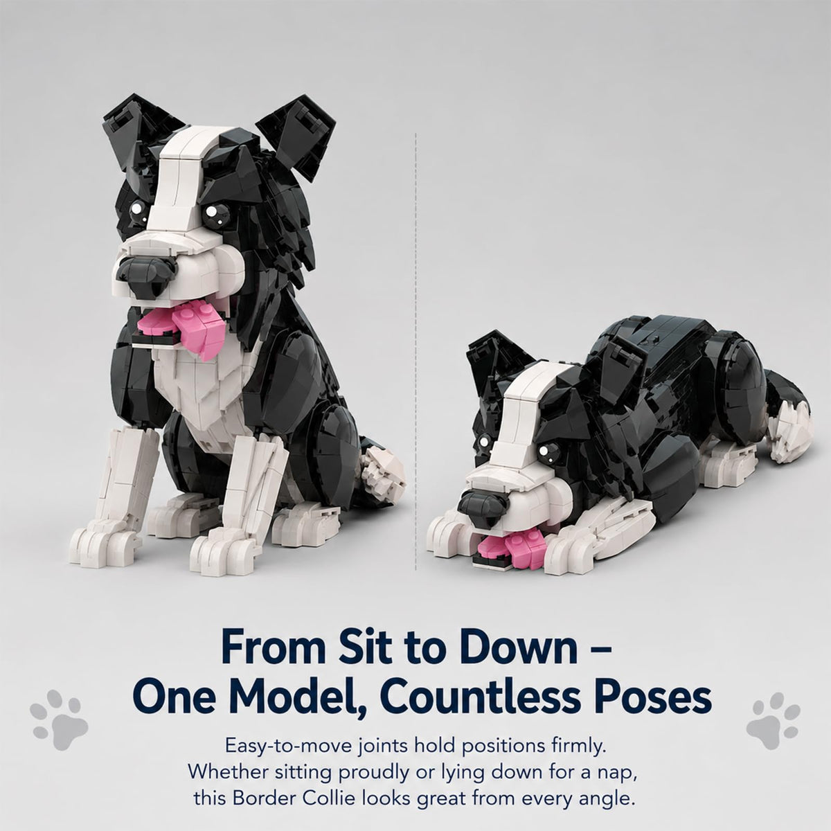 MJDDJA Border Collie Building Block Set
