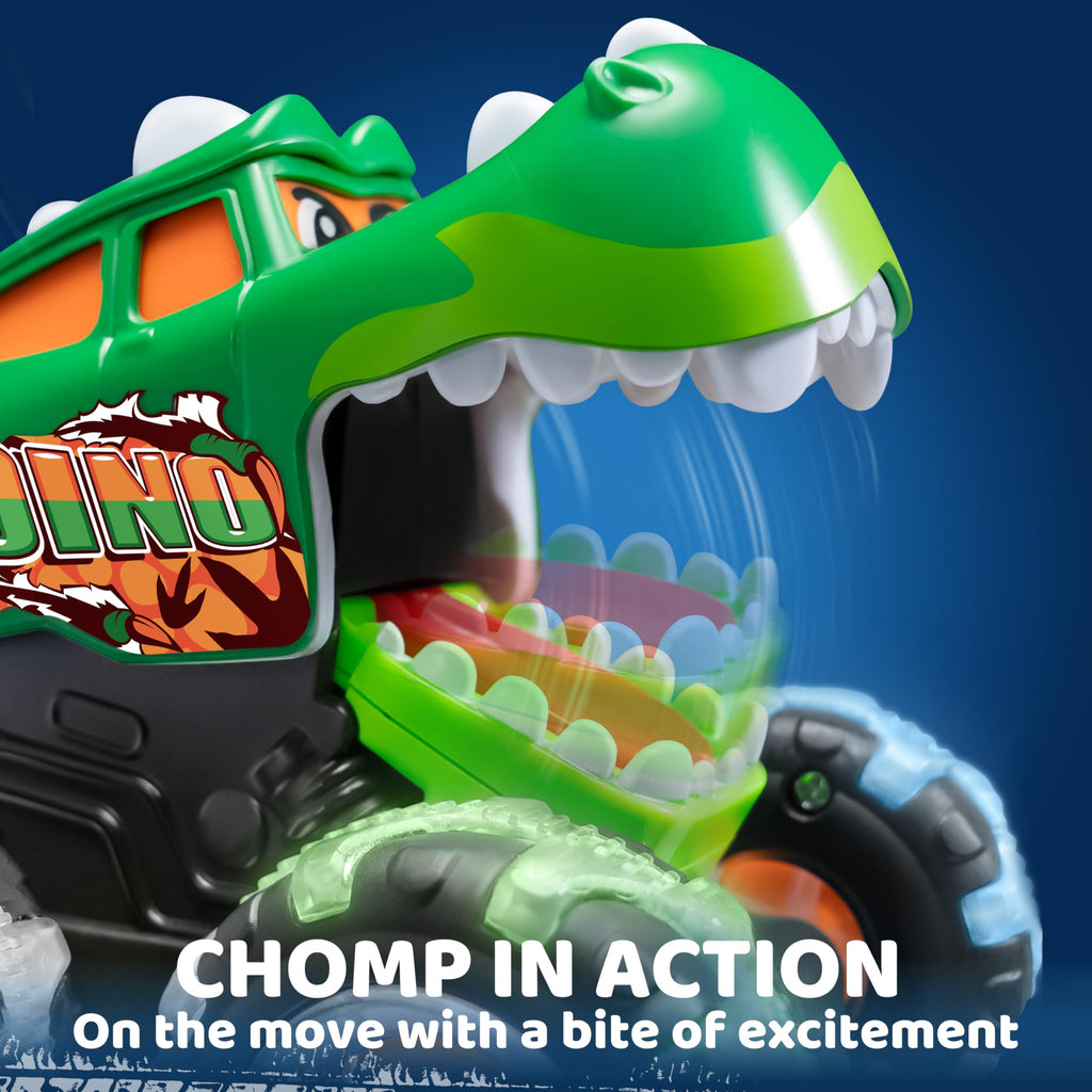 JOYIN 3 Pack Monster Truck Toy - Motion Activated Light Up Cars for Kids
